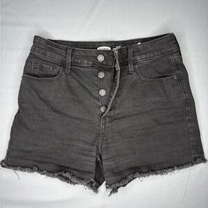 Old Navy Button Fly High Rise Secret Slim Pockets Denim Shorts